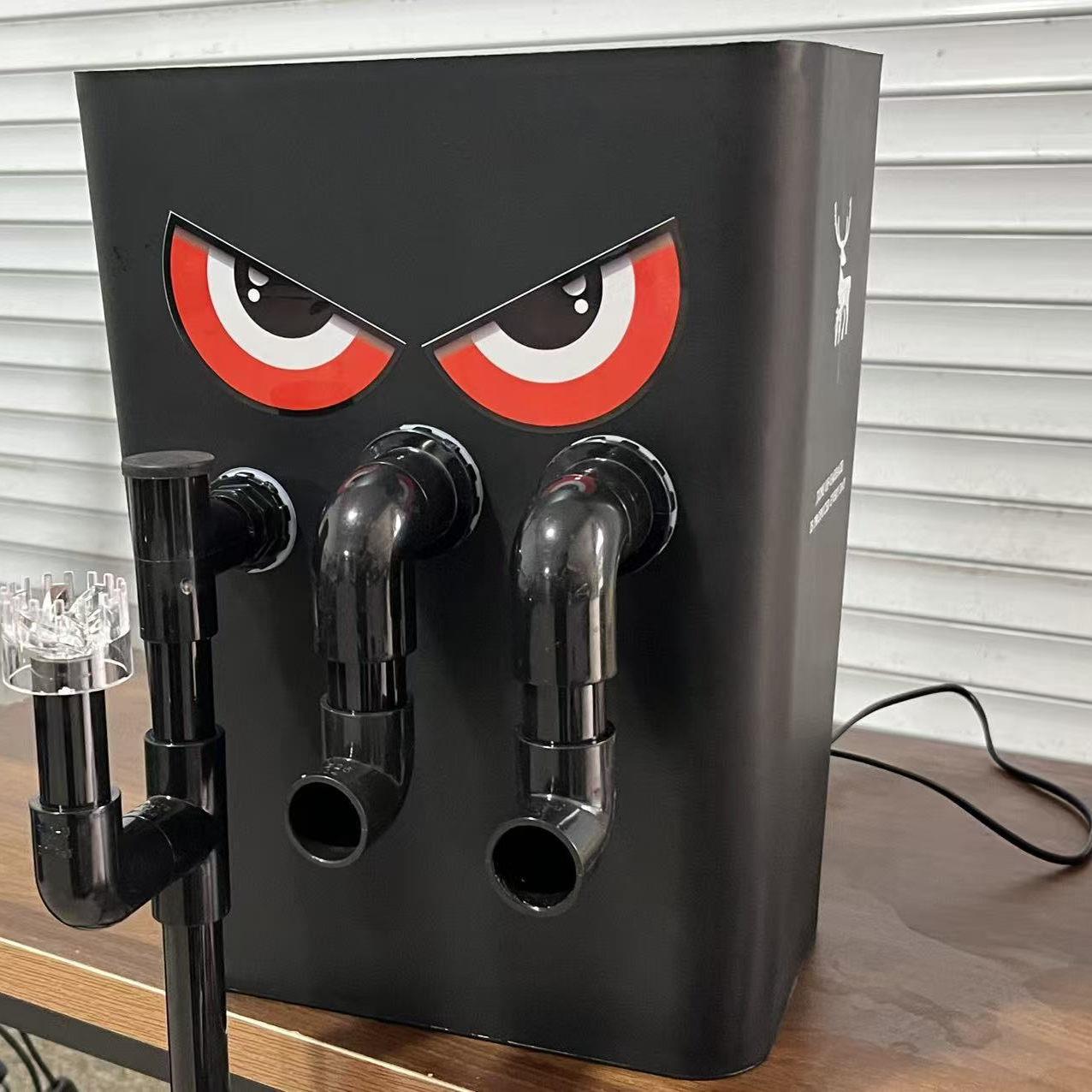 60以下鱼缸茶水桶垃圾桶过滤内置森森水泵带除油膜干湿分离