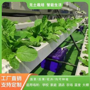 NFT无土栽培蔬菜草莓种植半A字架水培设备阳台管道种菜机学校科普