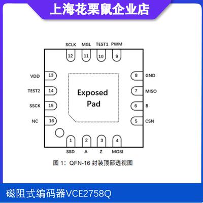 微传 国产 18bit 磁阻式编码器 VCE2758Q