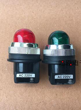灯泡式凸圆头指示灯TPNR-25MM/30MM信号灯220v 24v
