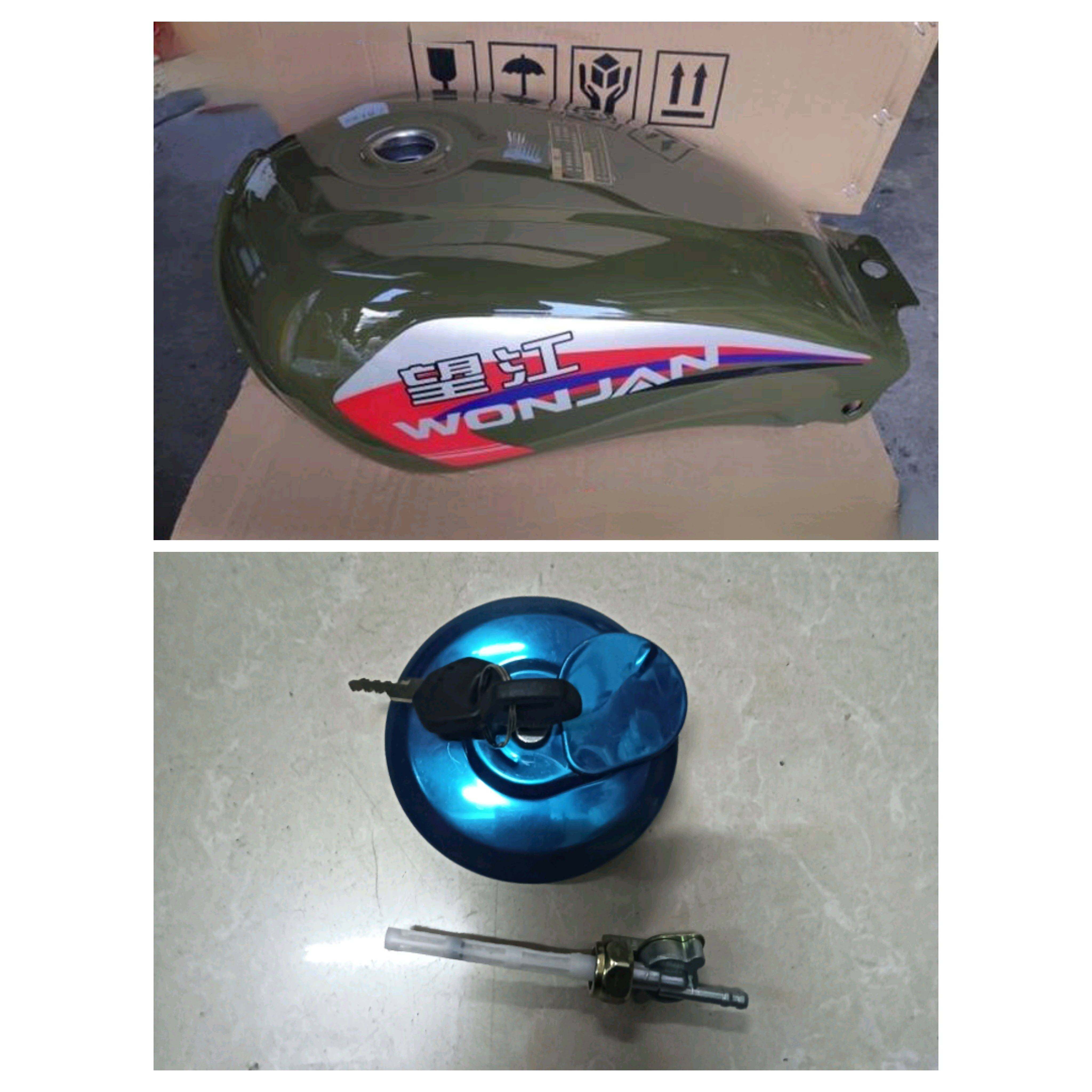 望江三轮摩托车油箱，绿色望江军工长征款，望江太子三轮车油箱