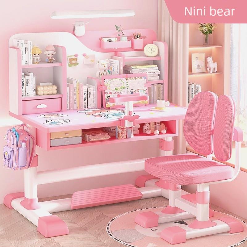 儿童学习桌家用书桌小学生写字台桌椅套装写作业课桌椅组合可升降