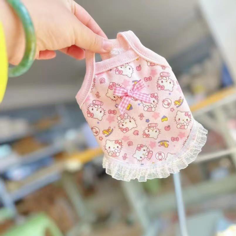 秋冬家居服宠物猫狗加绒可爱吊带公主风连衣裙小型犬冬季服饰