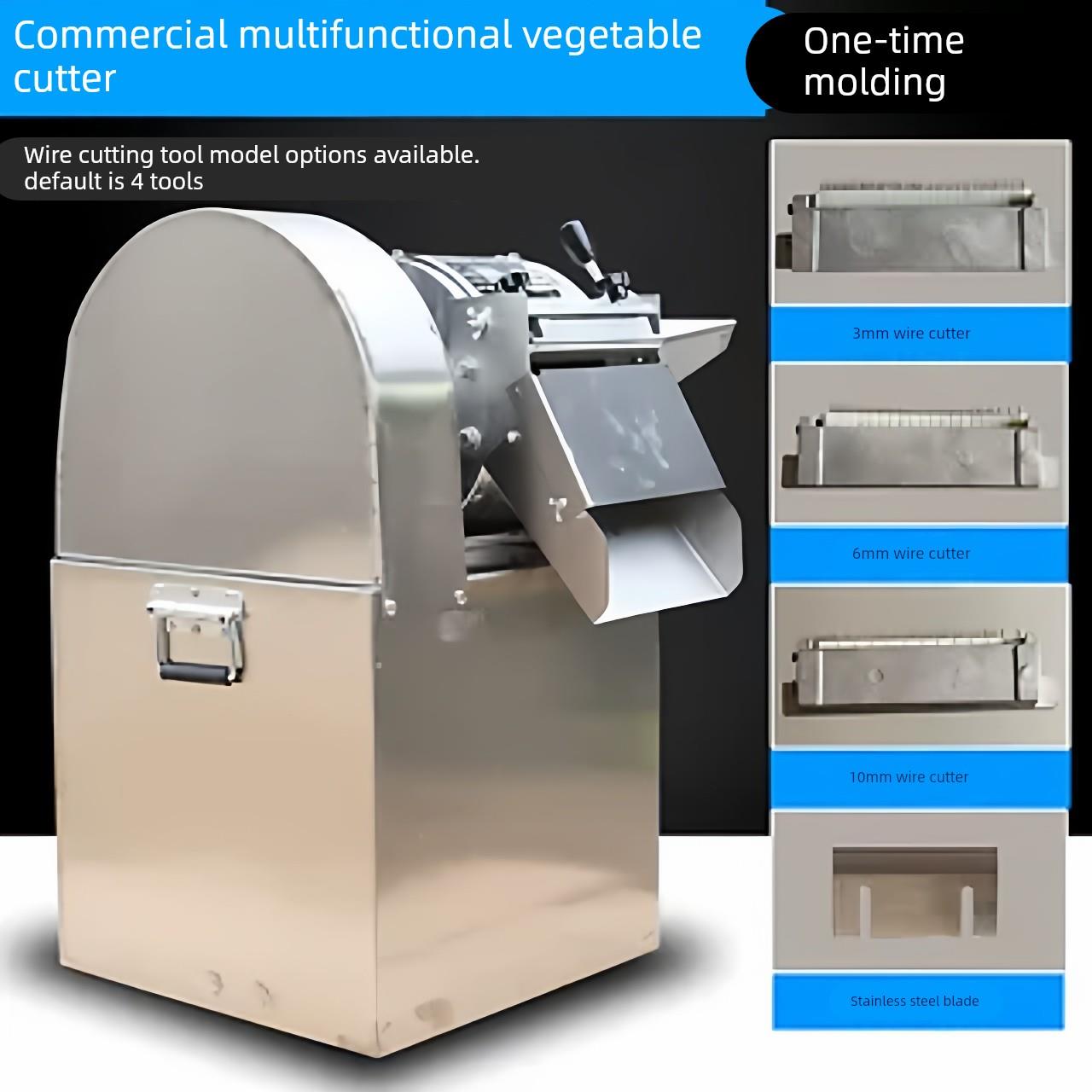 土豆切丝机切切片机姜天麻山楂切片机电动切菜机商用葱韭菜酸菜机