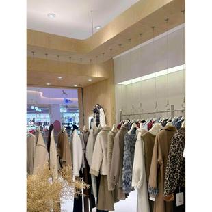 挂衣炼吊挂金色挂环服装 吊钩墙上固定挂衣架钢丝绳吊环 店橱窗顶装