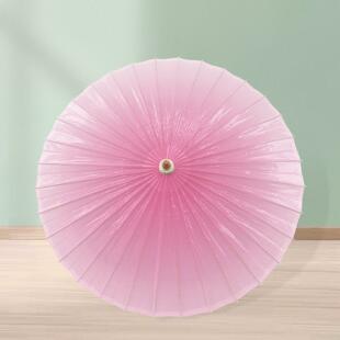 非遗手工油纸伞晴雨两用中式复国风古风舞蹈道具粉色蓝色晨暮渐变