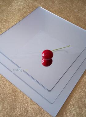 小镜子定制亚克力镜面板PCPS镜片双面镜半透镜透明板反光安全镜子