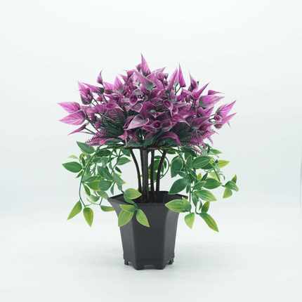 新款直销直销仿真植物 塑料假花盆栽 客厅室内绿植花卉盆景仿真花