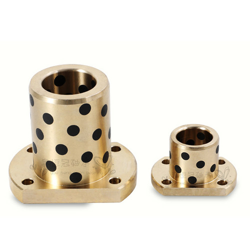 双切边法兰石墨铜套LMH6.8.10.12.16.20.25.30.35.40.50.60自润滑