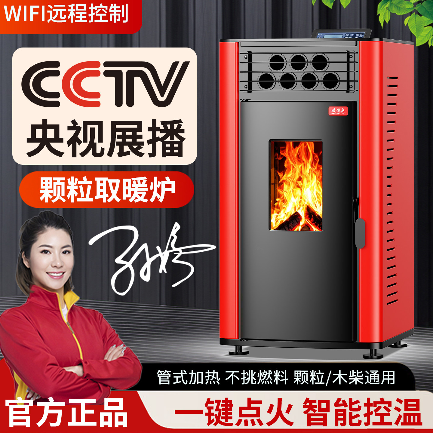 2026新款家用全自动生物质颗粒炉