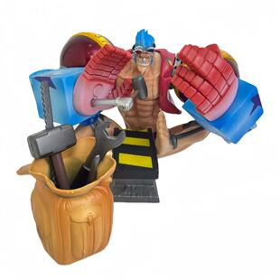 海贼王机械坐姿弗兰奇手办彩盒装BT草帽团桌面动漫模型弗兰奇摆件