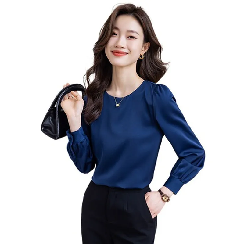 衬衫洋气衬衣白色新款女法式上衣时尚套装