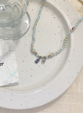 新中式复古精致叠戴草莓晶手串寿山石串珠珠子双层手链小众高级感