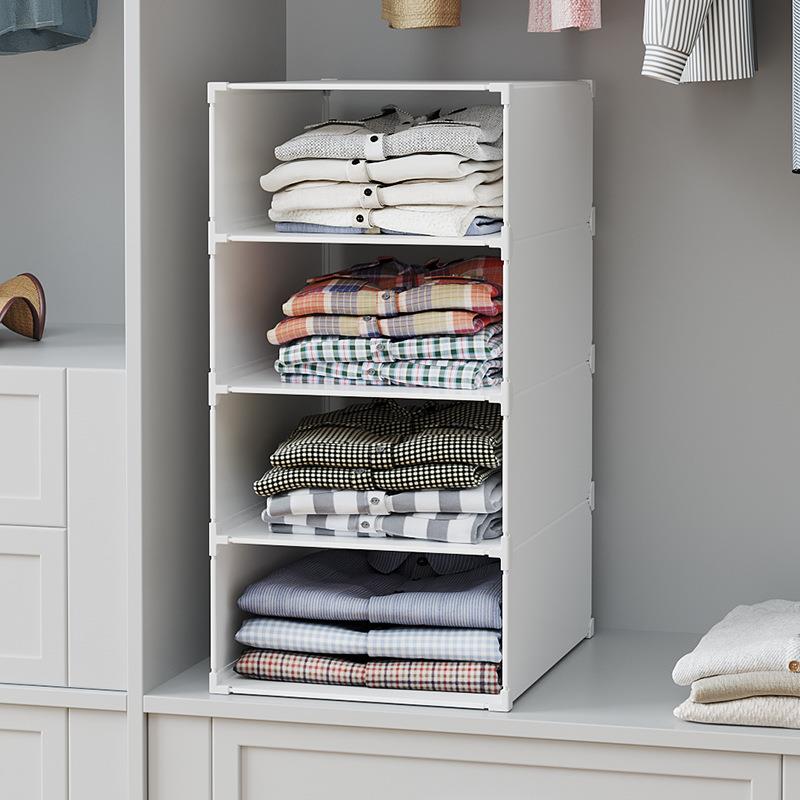 收纳柜组装储物柜衣服杂物收纳衣柜简易储物柜