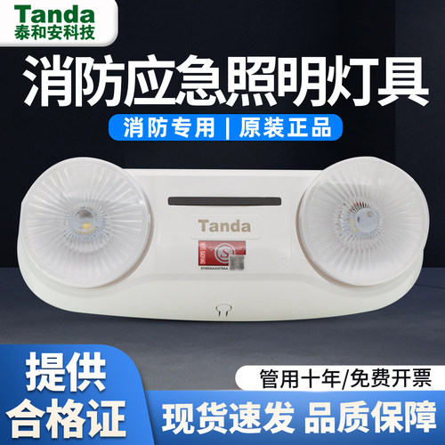 泰和安6601B智能疏散应急双头灯
