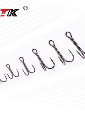 FISHKING路亚钩二本钩雷蛙钩鱼钩鸡爪钩黑鱼钩专业雷蛙钩20枚
