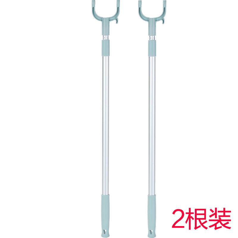 撑衣杆晾衣杆丫叉衣叉棍家用伸缩称收衣服的取衣架头加长挑杆叉子