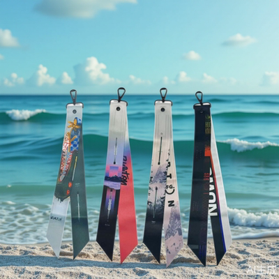 滑雪挂件雪板单板同款板雪飘带