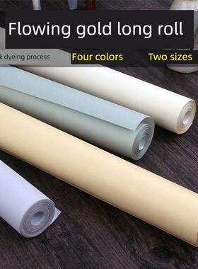 小楷书宣纸覆古流金蜡染长卷35cm* 10m彷古灰色书法创作特别半熟