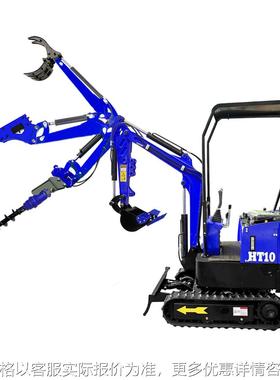 Mini Excavator 1 Ton Garden 出口智利欧五排放履带式挖掘机