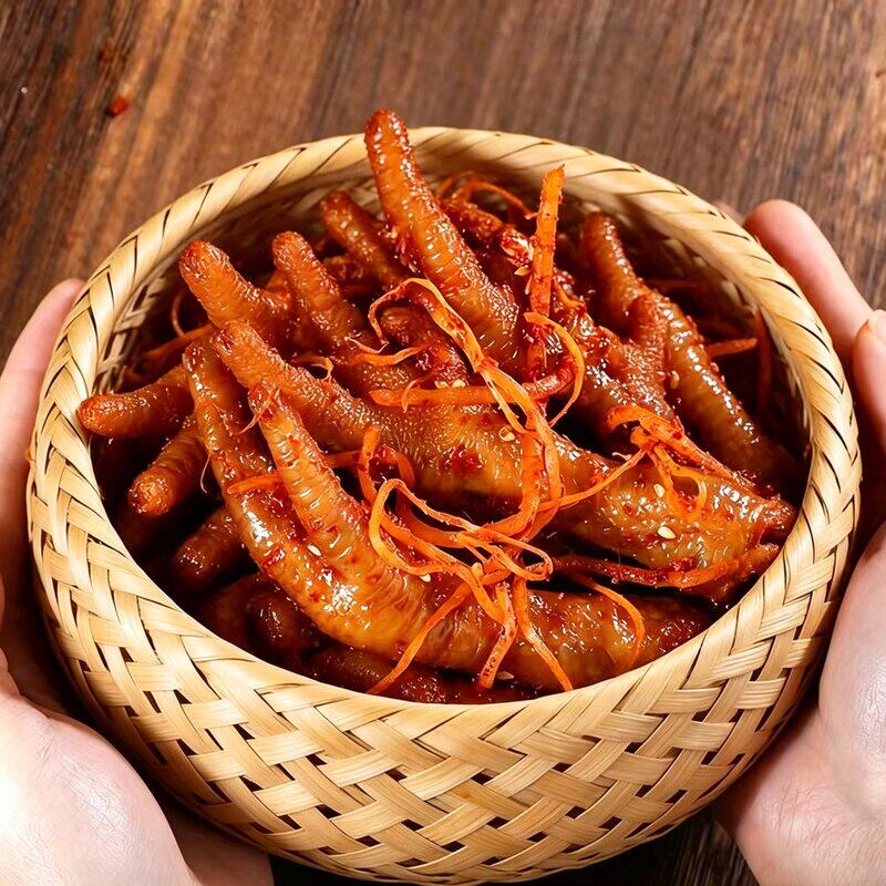 观渝 云南佤味鸡爪特色麻辣鸡爪即食休闲零食馋嘴鲜香麻辣美食