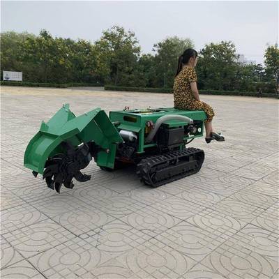 农用小型茶园施肥机多功能菜园开沟翻地机小坦克链轨式微耕机