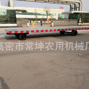 厂家供应20吨全挂平板拖车叉车牵引拖挂车