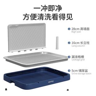 狗厕所小中大型犬平板式狗尿盆带墙加高不湿脚超特大号如厕神器