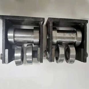 工字钢轨道滑轮槽钢导轨配件加厚滑轮10号12号14号工字钢导轨滑轮