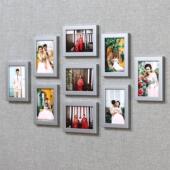 照片墙装 7寸9个 饰客厅背景创意相框挂墙组合卧室相册墙相片墙