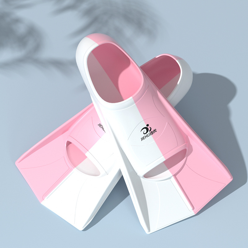 蛙泳脚蹼游泳专用羽克成人儿童男女自由泳蛙硅胶矫正竞速浮潜蛙鞋