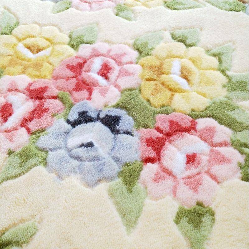花朵入户加厚防滑地垫厨房长条吸水脚垫卧室地毯欧式门垫客厅门厅