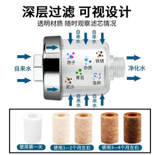 直销水龙头过滤器家用自来水净水器厨房除余氯PP棉滤芯淋浴花 新款