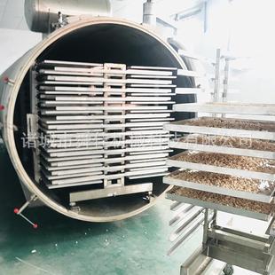 50平木瓜香瓜新鲜水果真空冷冻机 鸡胸肉粒牛肉条低温冷冻干燥机