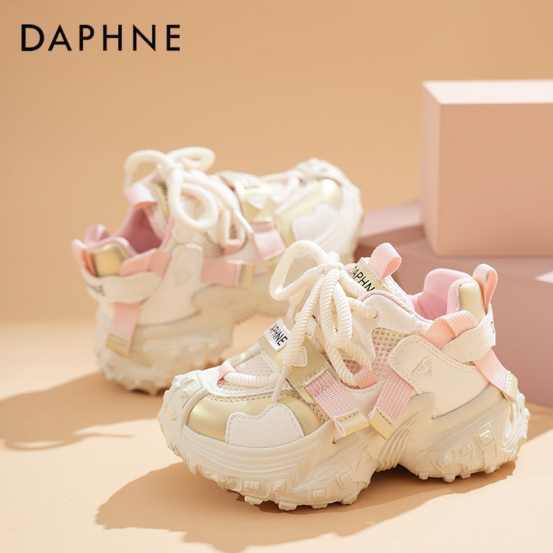 达芙妮女童运动鞋2025春夏新款