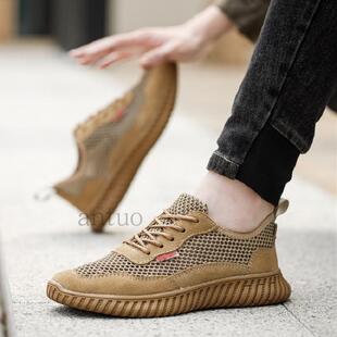 轻便 透气夏防臭男鞋 电气通信电工绝缘10KV劳保鞋 大孔镂空薄网面鞋