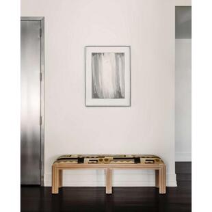 crisis art 97 银色框抽象艺术微喷装饰画金属感灰色办公室挂画