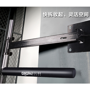 竞派墙挂式拳击旋转棍靶可调节速度球壁挂靶灵敏闪避反应训练拳靶
