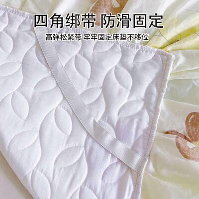 100全棉床裙单件2023新款高端纯棉加厚夹棉防滑遮丑床罩四季通用
