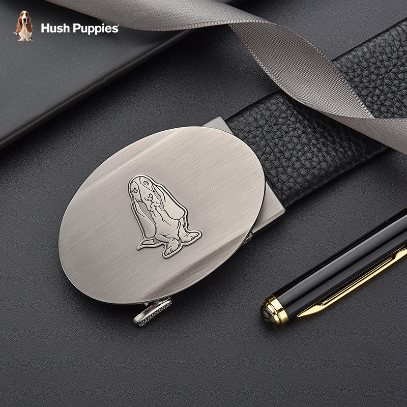 暇步士自动扣皮带男士新款真皮腰带男头层牛皮正品裤腰带商务经典