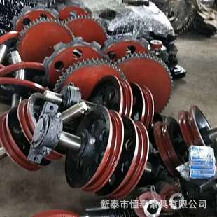 矿用提升机链轮齿轮加工定制 六齿八齿圆环 山东量大价优链轮总成