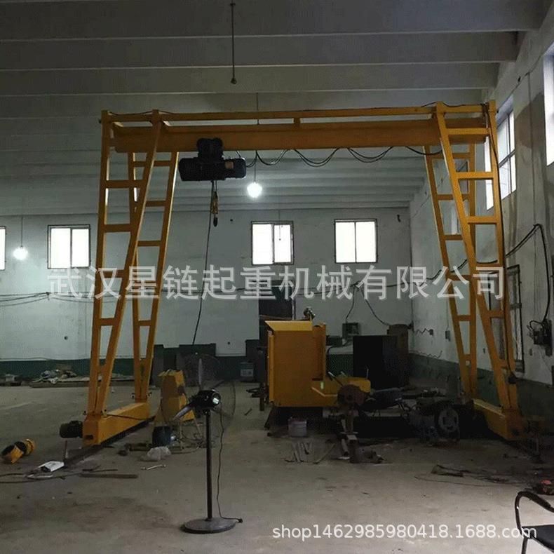 单门架龙门架厂家00公斤电动轨道龙门吊简易花架式包箱式龙门架