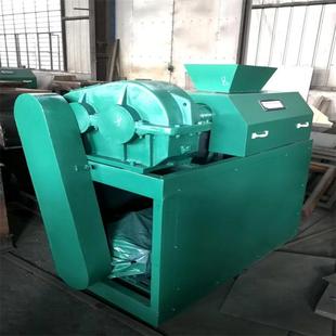 对辊挤压造粒机时产0.5 1T干粉物料一次性成粒小型有机肥加工设备