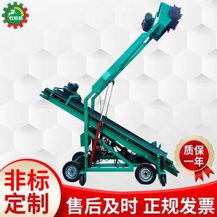 养殖青储取草机秸秆切碎饲草扒料机牛羊场高空取料机智能全自动