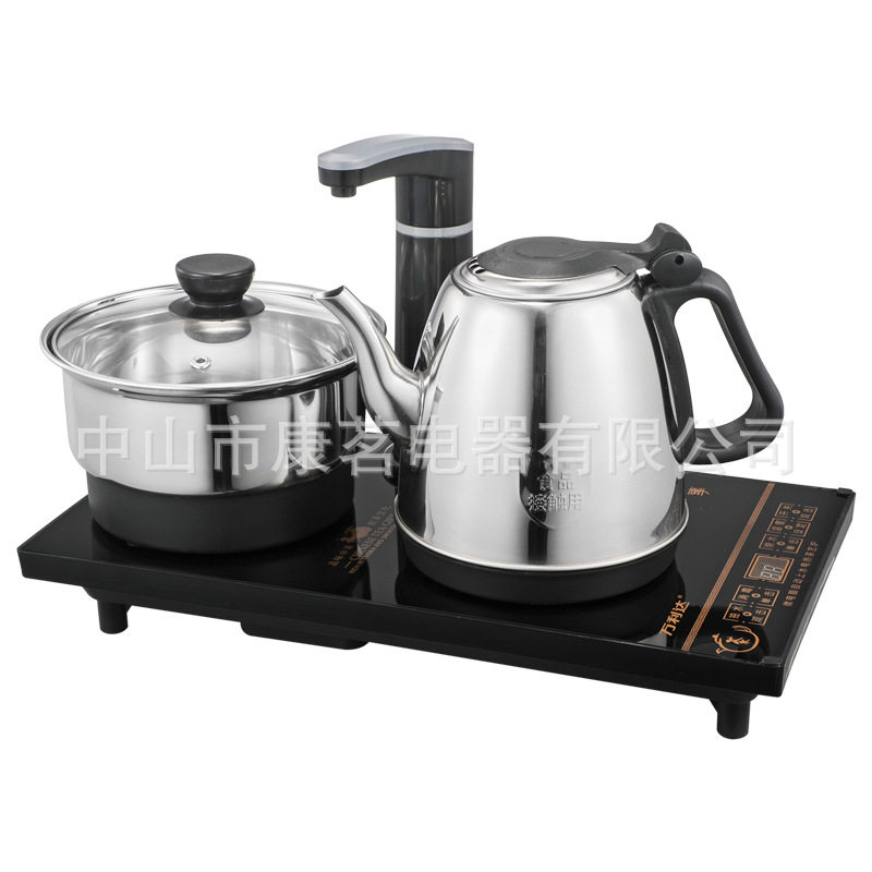 万利达全自动上水电热烧水壶保温泡茶茶台茶桌嵌入式一体电磁茶炉