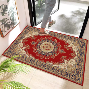 新欧红80*100cm入户门垫吸水耐磨厨房卧室门口垫易打理可裁剪地毯