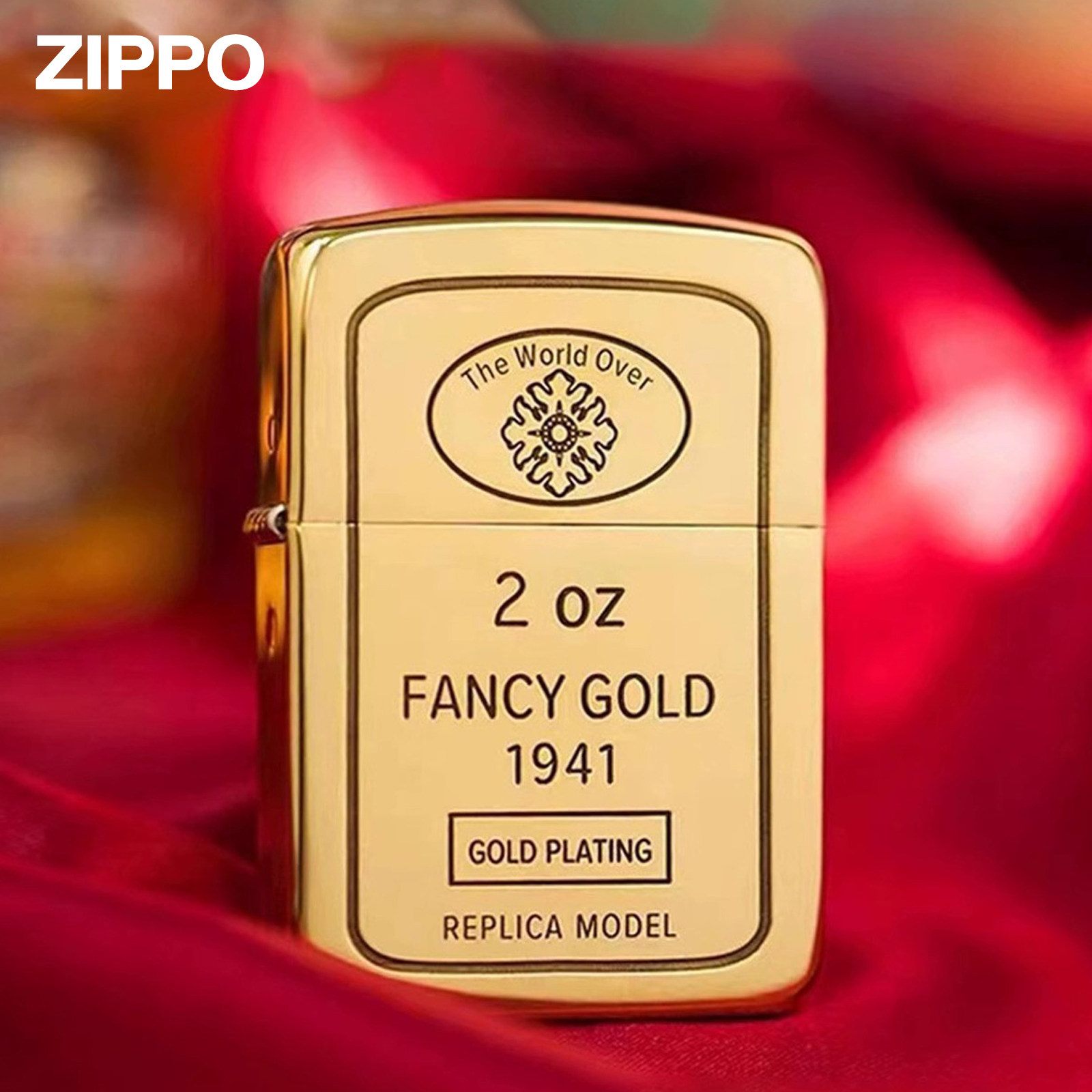 ZIPPO打火机1941复刻金砖GGB原装正版经典军机煤油防风火机礼品男