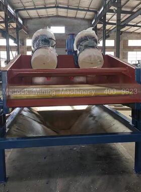 镁洛克脱水筛直线振动脱水设备双电机负角度脱水振动筛产量大厂家