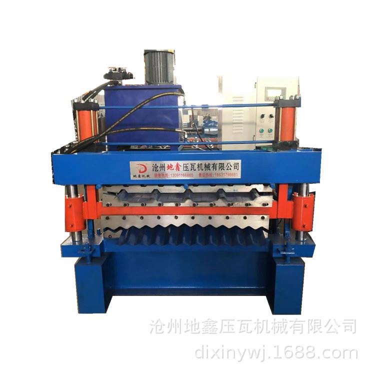 定制两用彩钢瓦成型机 840型压瓦机设备 圆弧琉璃瓦机器