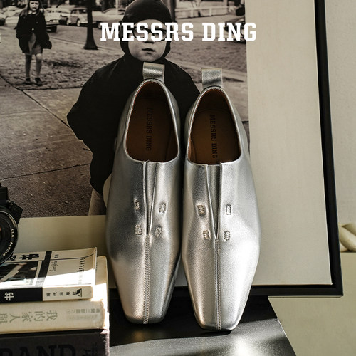 [博主同款]MD女鞋·方舟·乐福鞋一脚蹬软羊皮春夏单鞋MESSRSDING